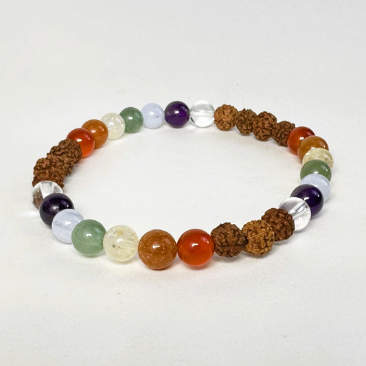 Chakra Rudraksha Bracelet