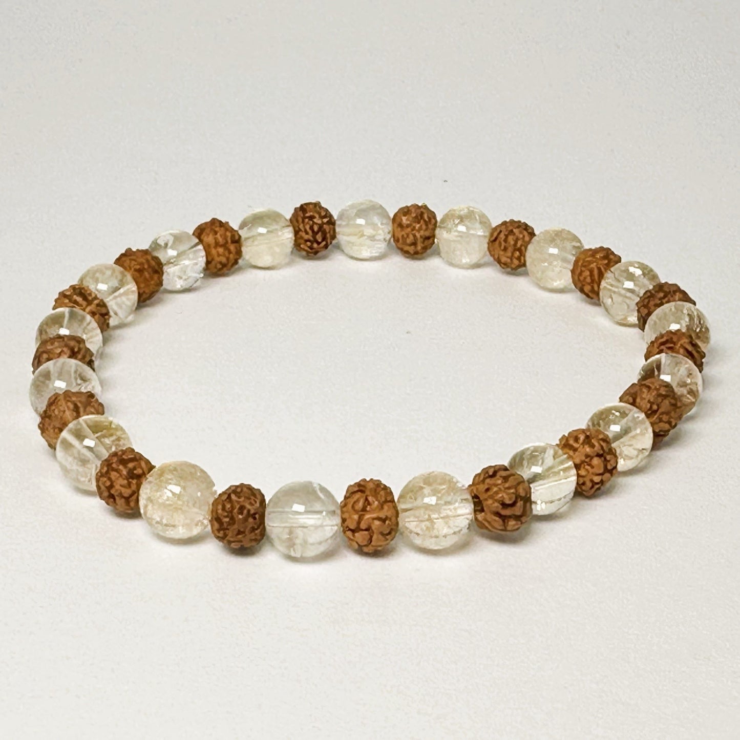 Citrine Spirit Rudraksha Bracelet