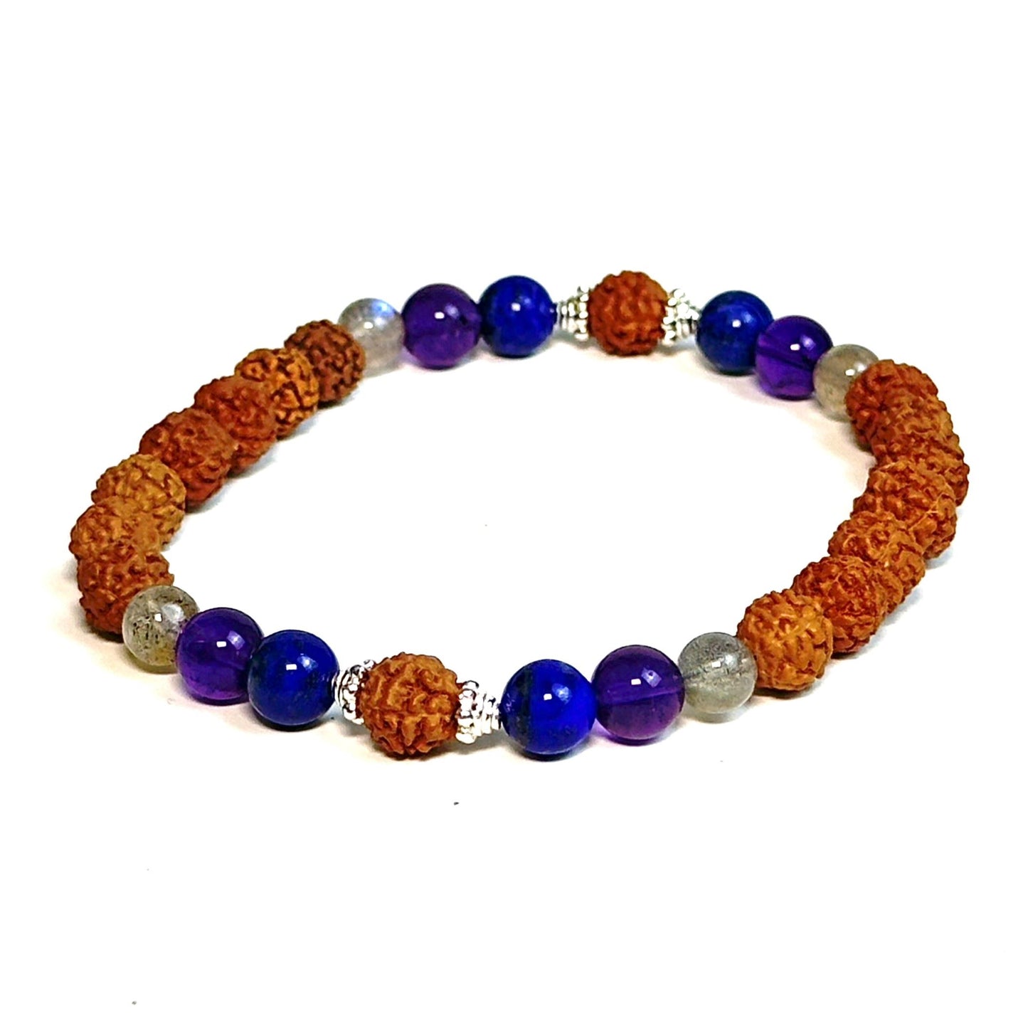 Lapis Lazuli Balance Rudraksha Bracelet