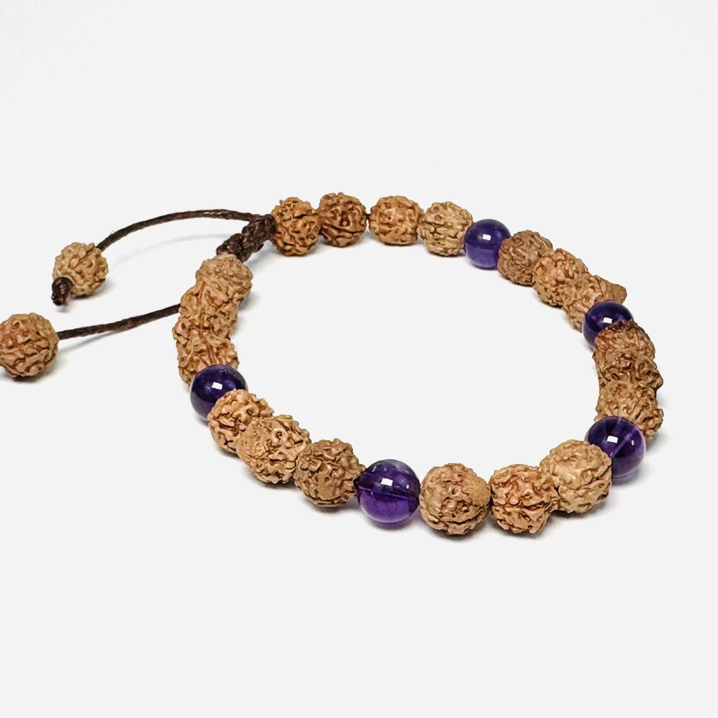 Amethyst Vibe Rudraksha Bracelet