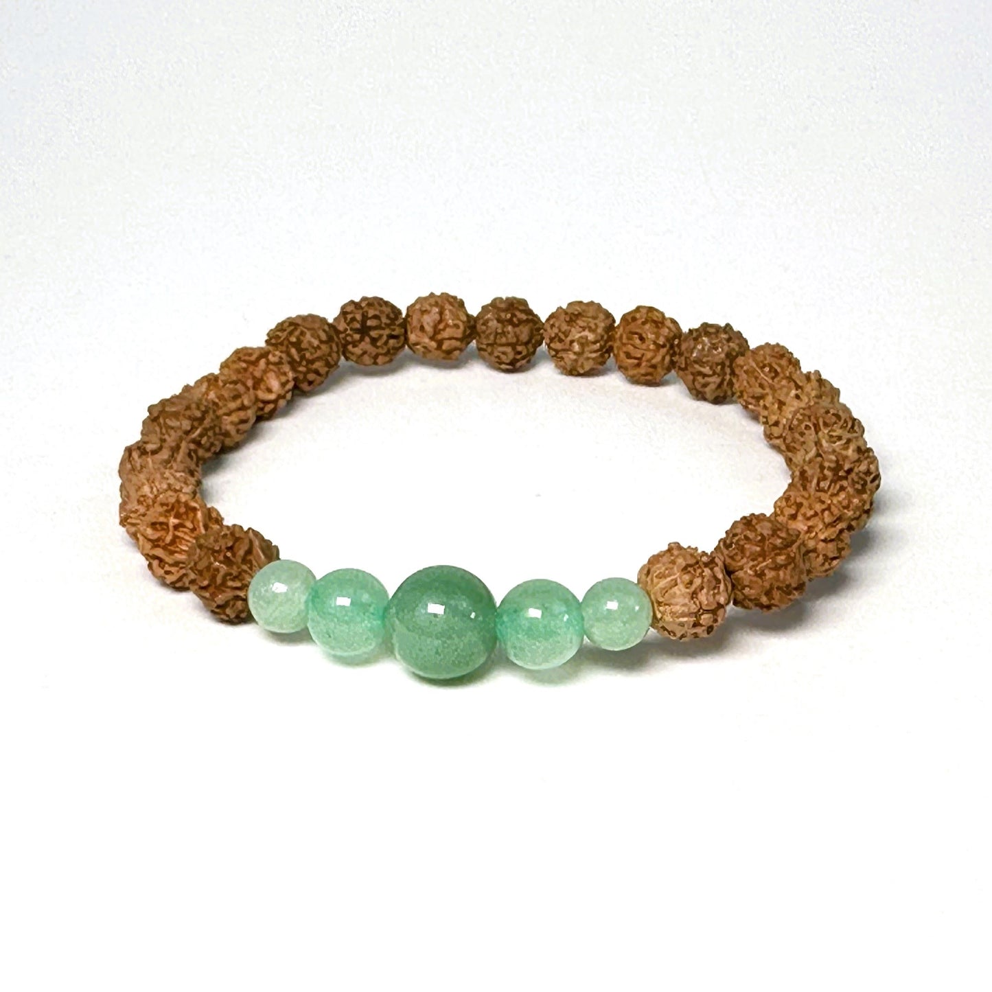 Green Aventurine Harmony Rudraksha Bracelet