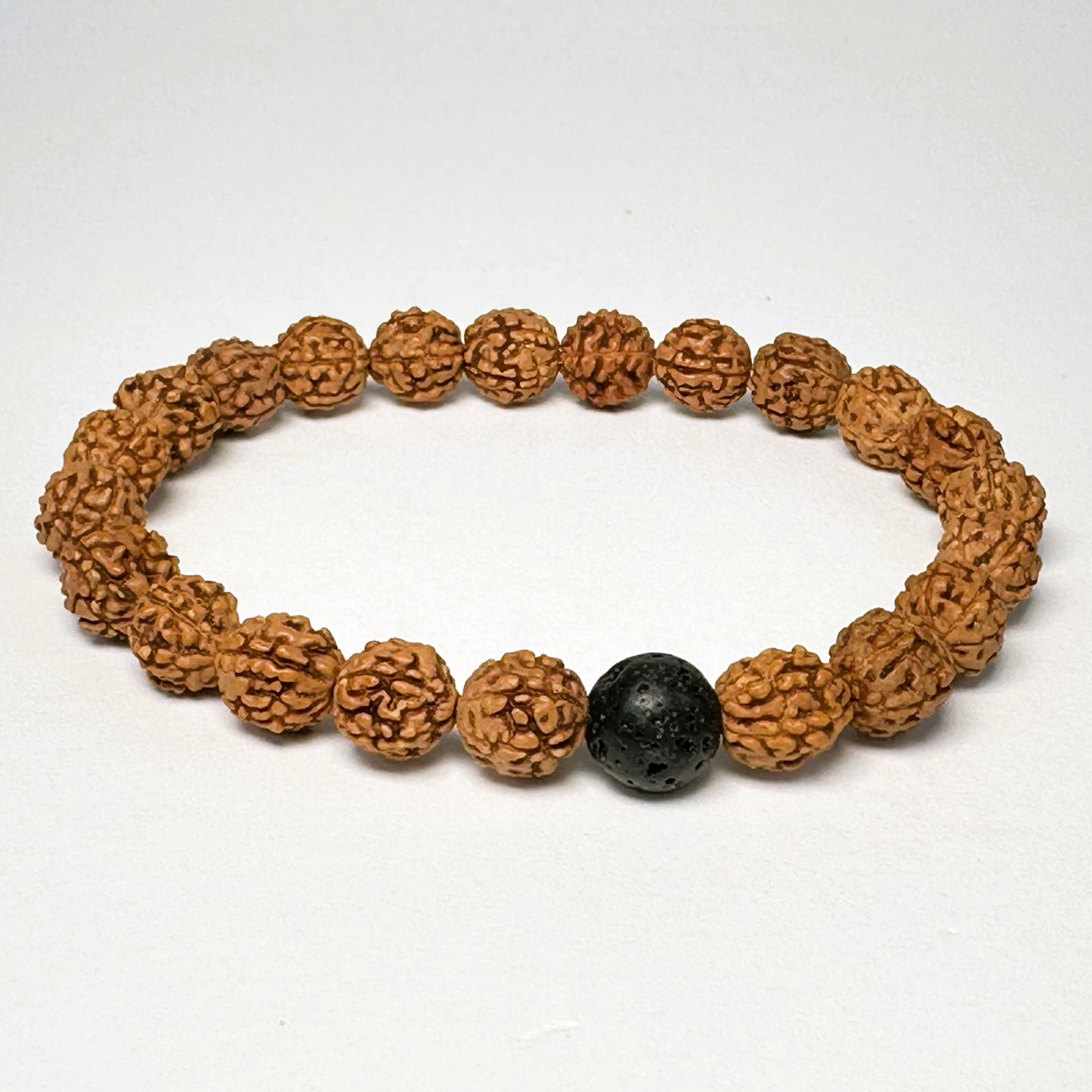 Lava Unity Rudraksha Bracelet