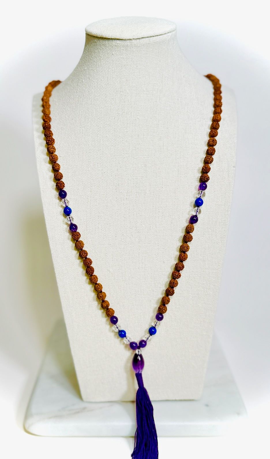 Lapis Lazuli Blossom Mala