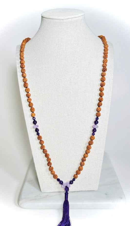 Amethyst Blossom Mala